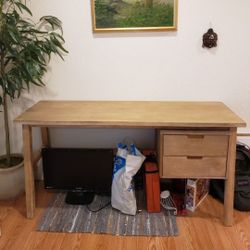 Graywashed calder desk with drawers deals
