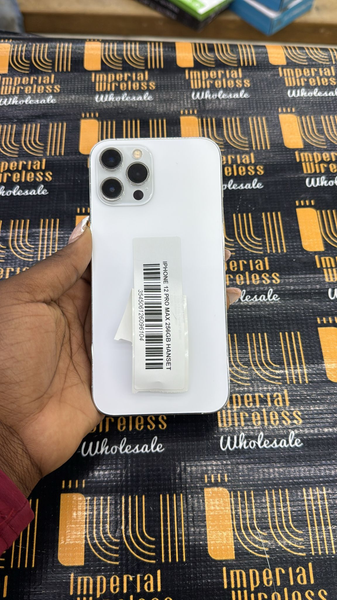 Apple iPhone 12 Pro Max – 256GB (White | Phone Only)