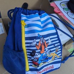 Vintage Disneyland Resort Drawstring Sling Tote Bag