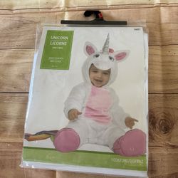 Unicorn baby girl costume size 3-6 months 