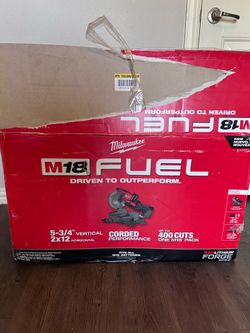 Milwaukee M18 'Fuel' 10" sliding compound miter saw