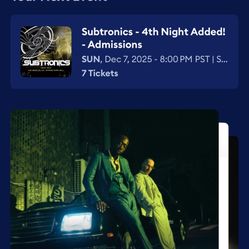 Subtronics Tickets Sunday Shrine Expo 12/7