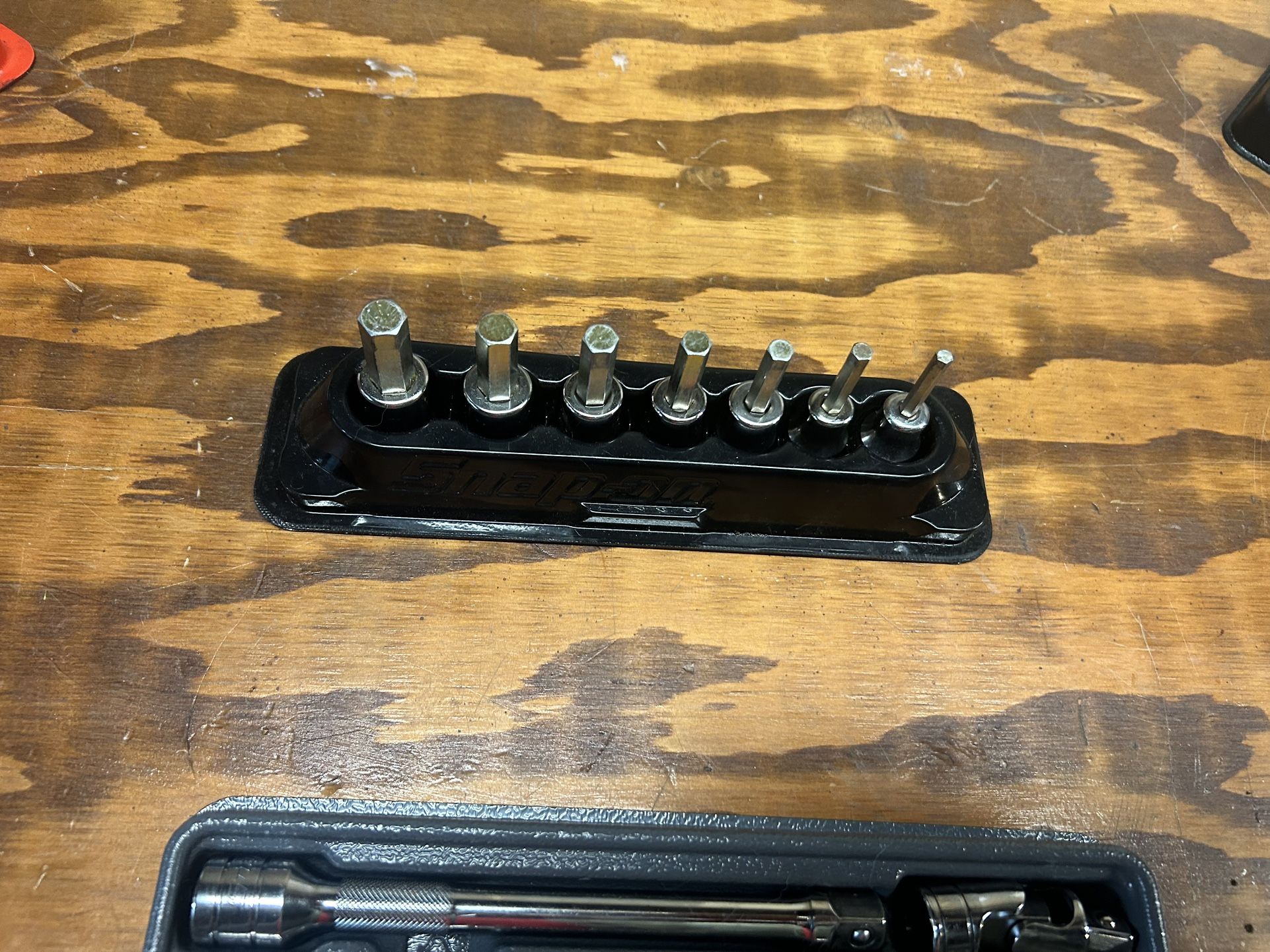 Snap-On 7 pc 3/8" Drive Metric Hex Bit Socket Set (4-10 mm)