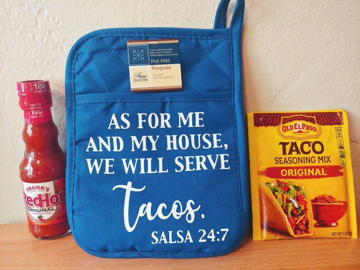 Taco Sayings Oven Mitts Gifts (NE PICK UP ONLY)