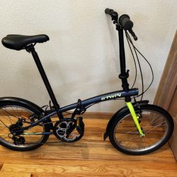 BTWIN Foldable bicycle 20”. IT IS AVAILABLE