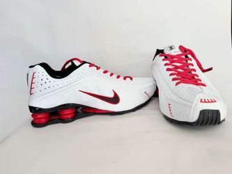 Nike Shox White Red Black Sneakers