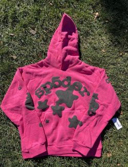 Sp5der Pink Hoodie (Angel Number / Beluga Style) – New