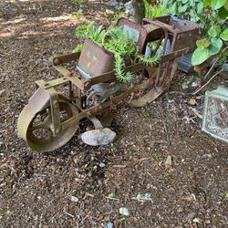 Vintage Seeder With Succulents