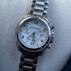 MICHAEL KORS MK5165 Women's Watch Silver Stainless Steel Chronograph Analog