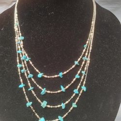 Vintage Southwest Silver Necklace
