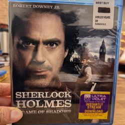 SEALED Sherlock Holmes: A Game of Shadows (Blu-ray/DVD) Crime Mystery BRAND NEW