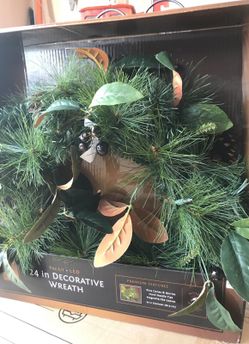 Fall light up wreath new 24 inch $35 tags