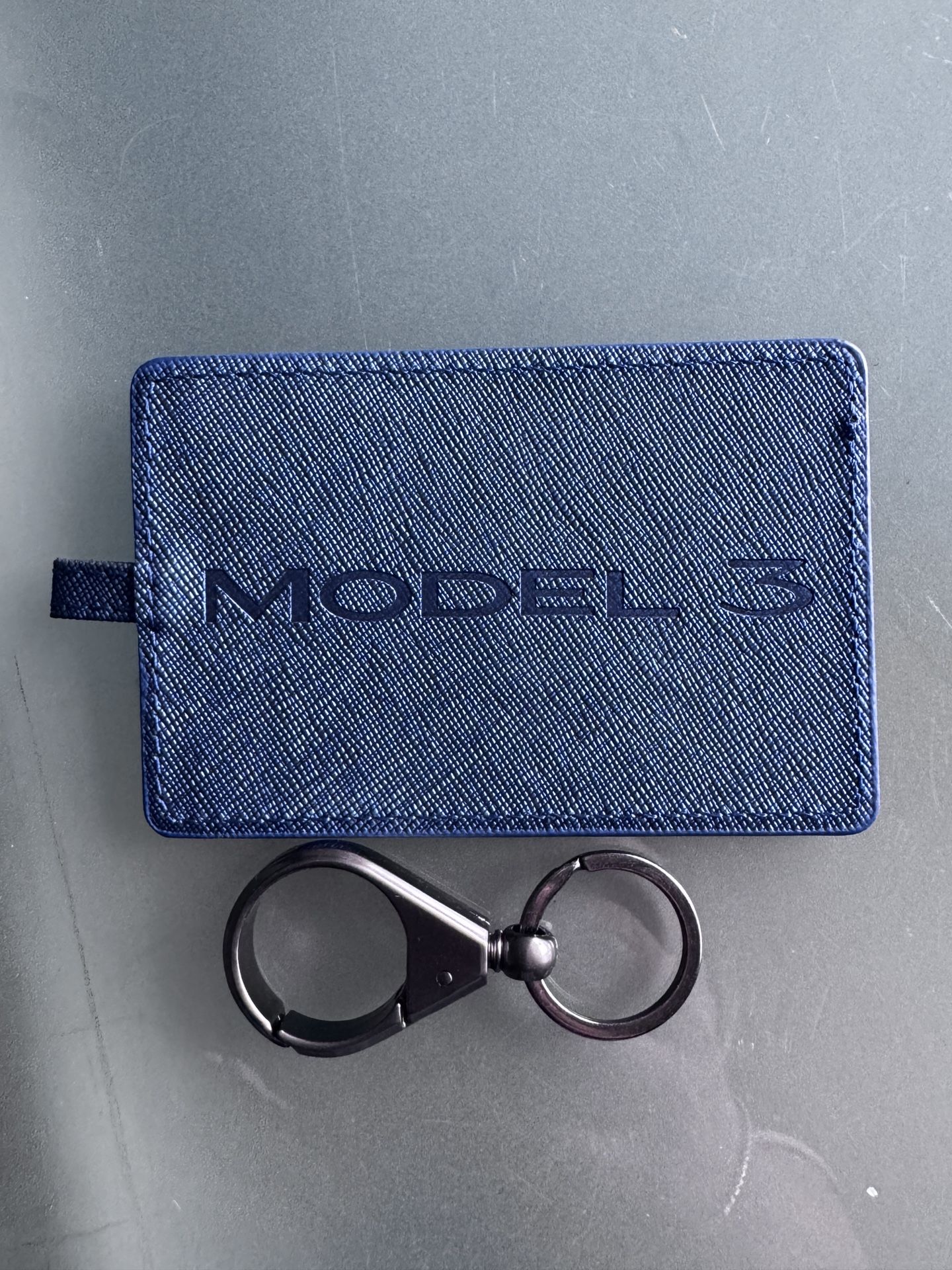 Tesla Model 3 Leather Key Card Holder