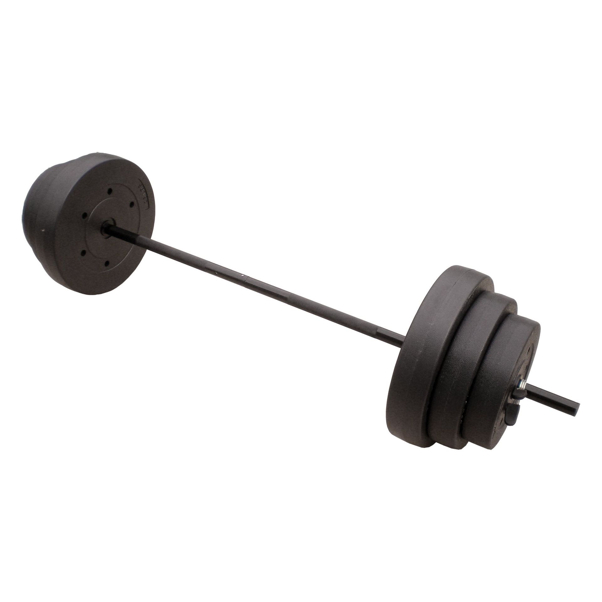 Barbell with 100lb weight plates