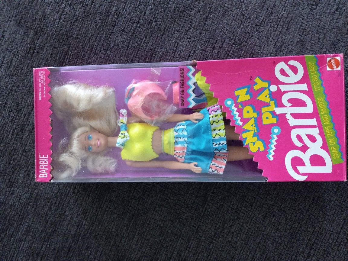 1991 Snap N Play Barbie