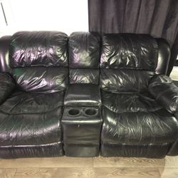  Set  of Leather Sofas 