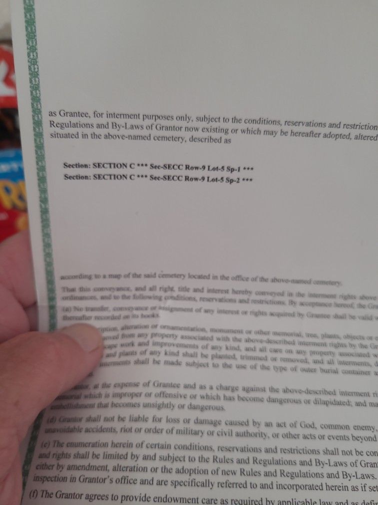 2 Cemetery Plots for Sale in Phoenix, AZ OfferUp