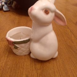 Vintage Rabbit Candle Holder 
