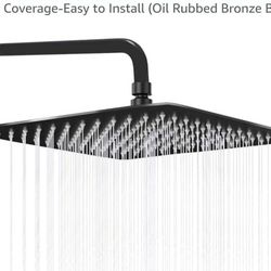 New 12 Inch Rain Shower Head With 15 Inch Extension Arm