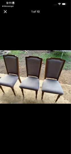 Solid Wood Dining Table w/ 3 Chairs + Leaf (2020)