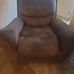 Grey Reclining Chair