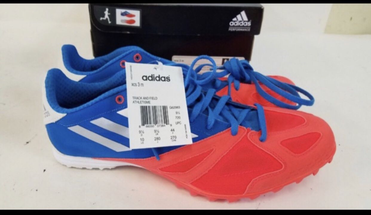 Adidas Running Sneakers Size 10 Running Track And Field XCS 3M New