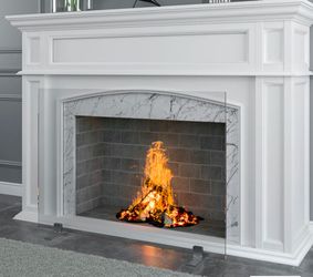 GLASS FIRESCREEN 39X29