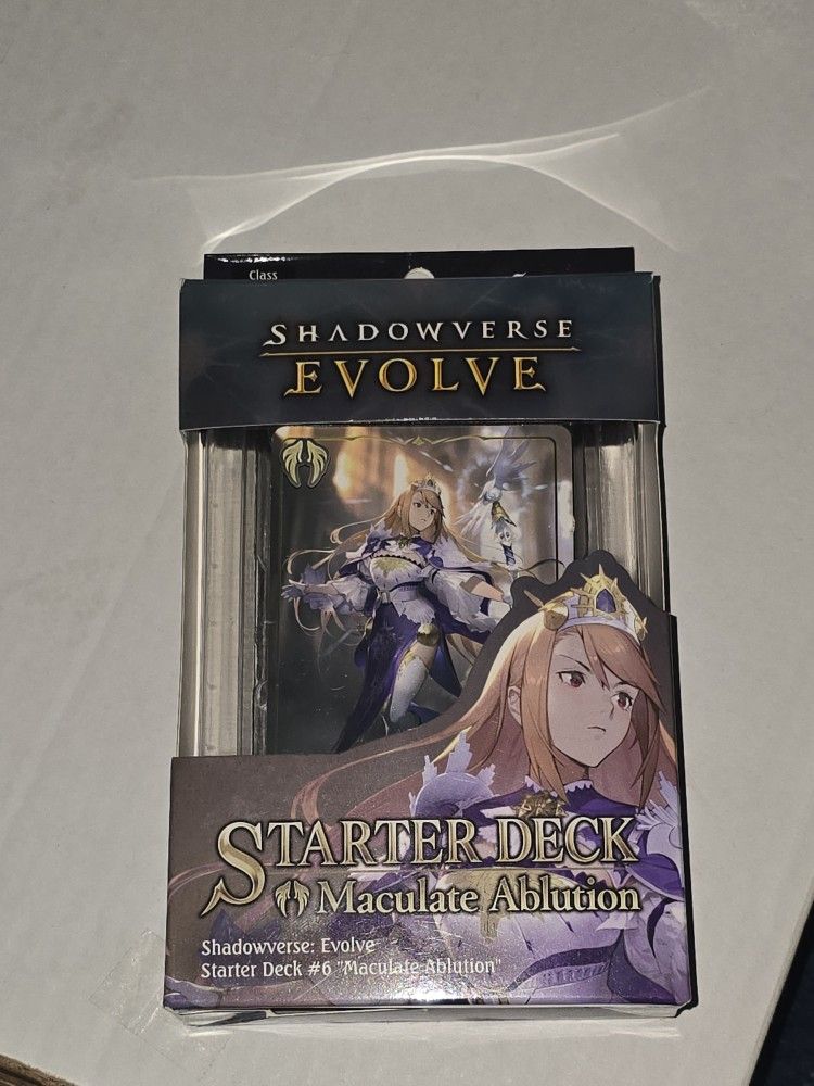 Shadowverse Evolve Maculate Ablution Starter Deck 06 CIB