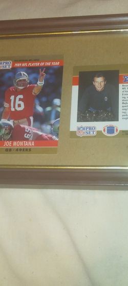 1990 Pro Set Joe Montanta ERROR Card Mint