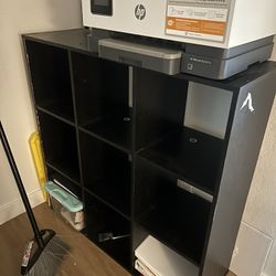 Black Kallax Shelf Storage Cabinet 