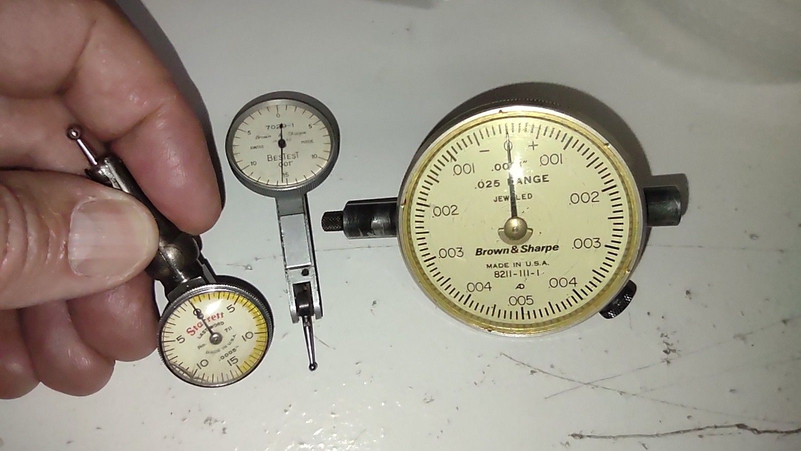 Dial Indicators Used Working 
