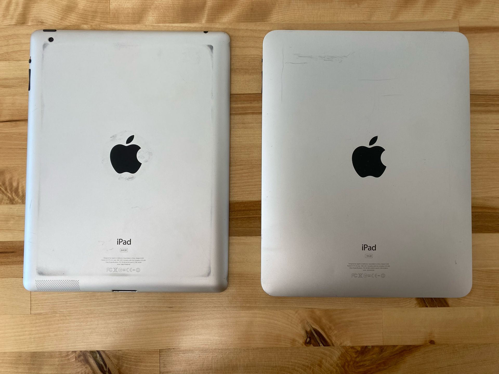 2 iPads. Older but Both work 