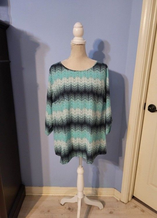 Croft & Barrow Size 1x Womens Blouse