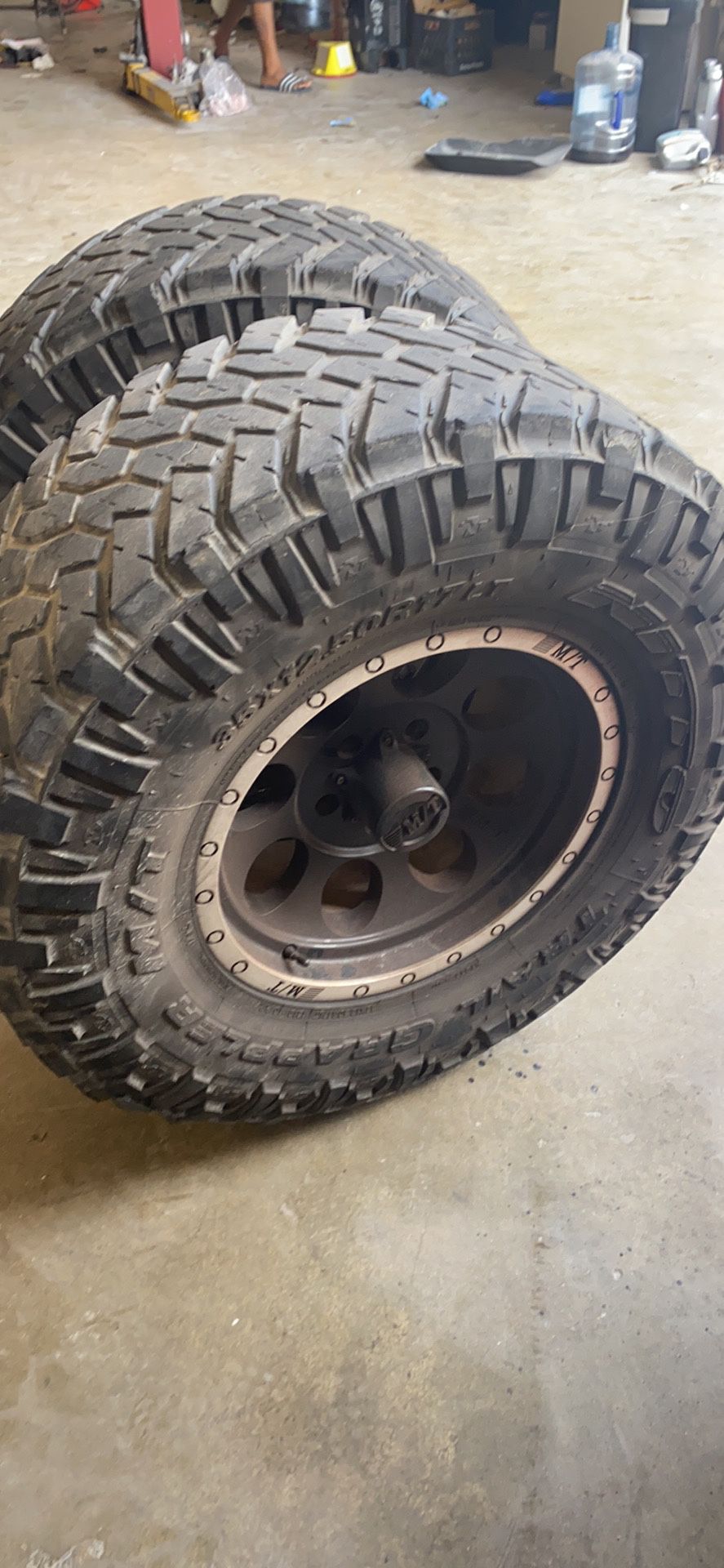 Jeep Wrangler wheels n tires. $700 firm