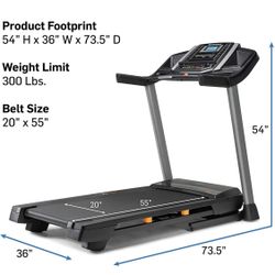5 Inches , NordicTrack T 6.5 S Treadmill Like NEW
