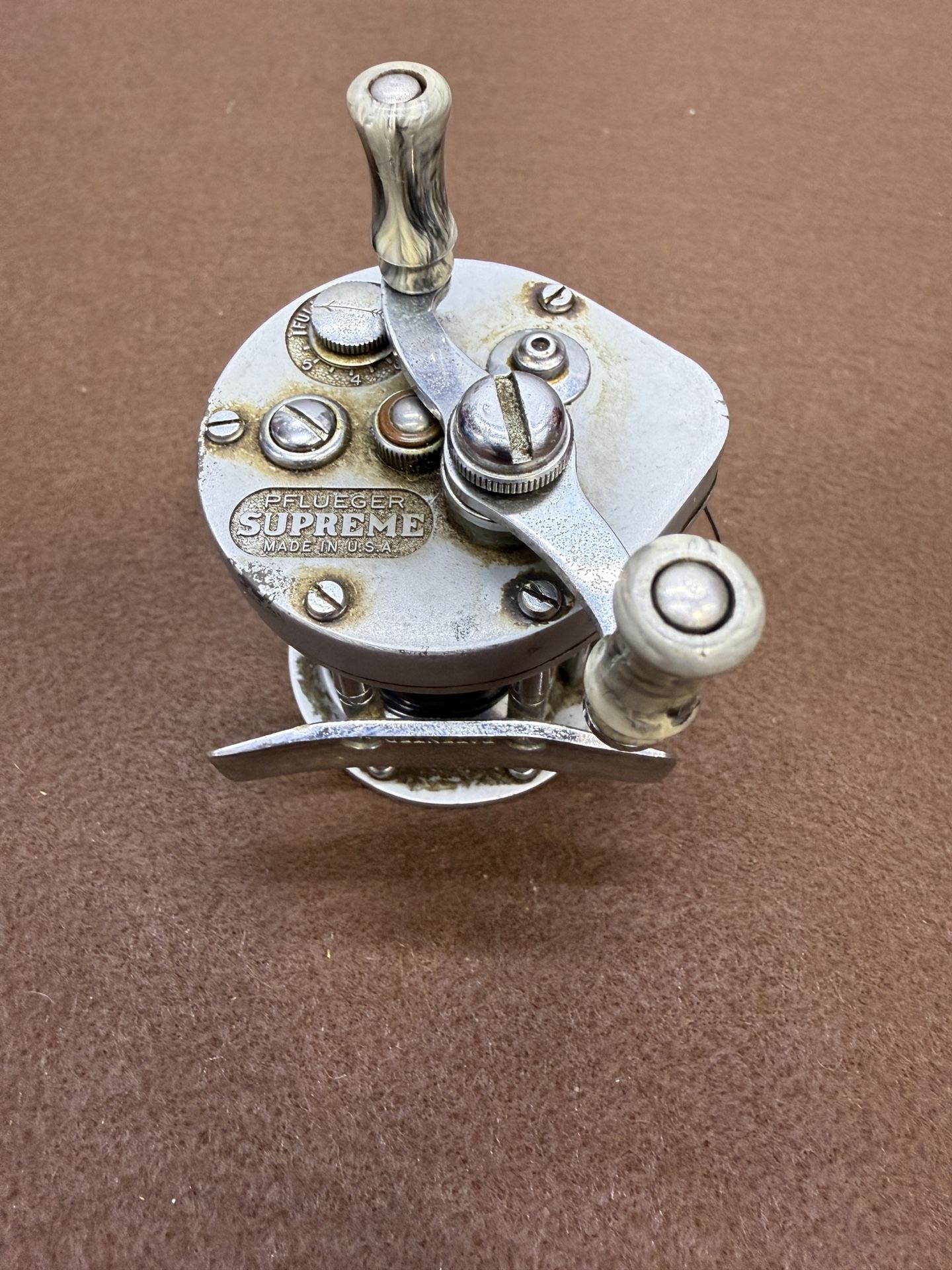 Vintage Pflueger Supreme USA Fishing Reel