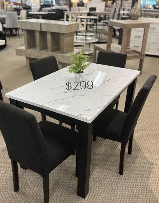 5-Pc Dining Table Set