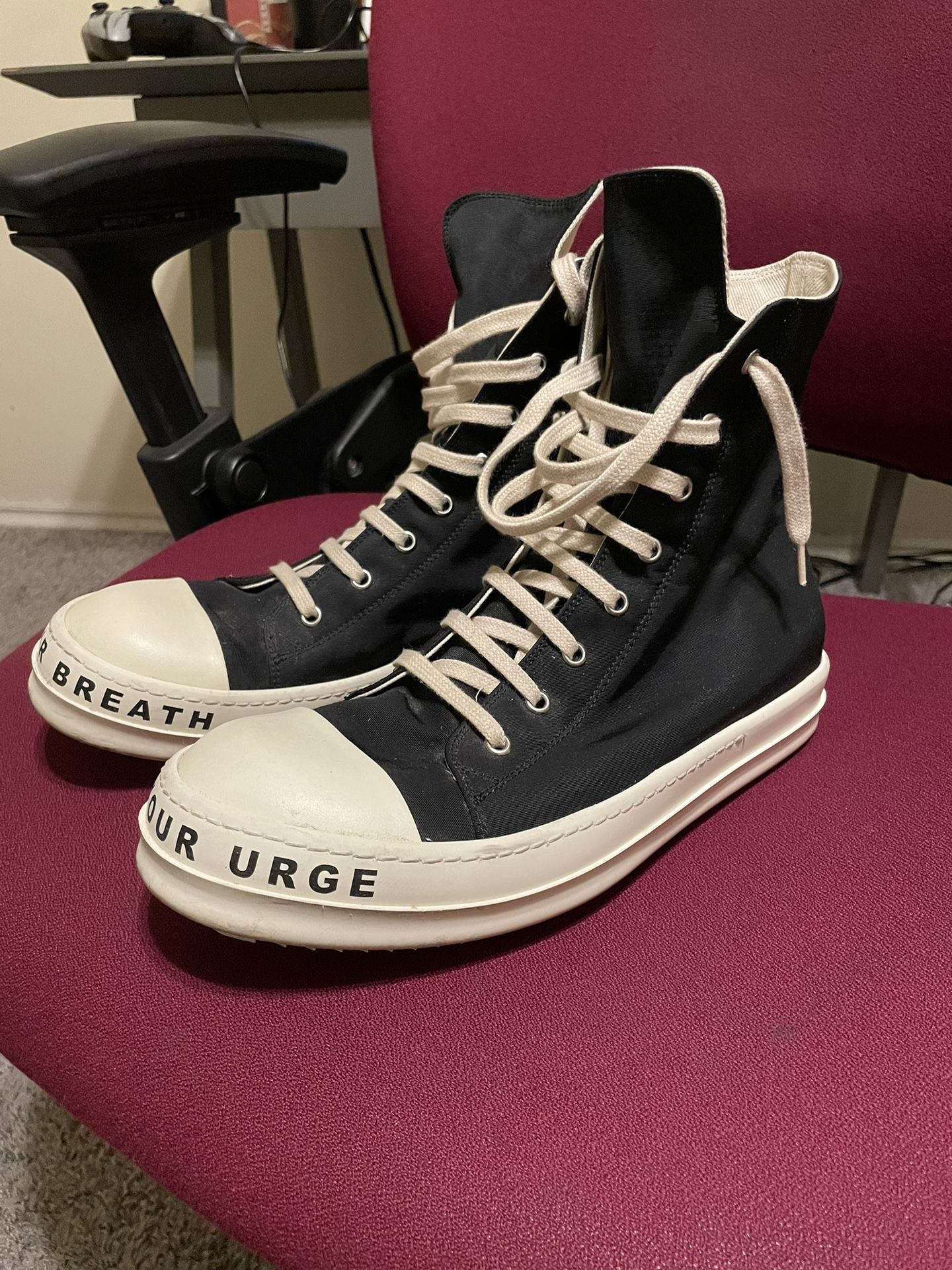 Rick Owens DRKSHDW High ‘Stop Your Breath’