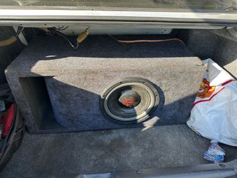 Digital Designs 10” Sub in Ported Box works as should . $120 firm