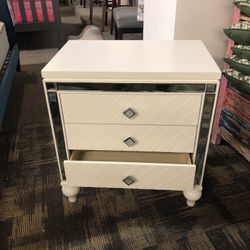 Three drawer nightstand