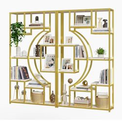 Modern Book Shelf Set Of 2 