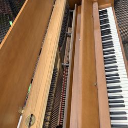 Piano With Bench, Very Good Condition 