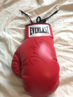 Danny Jacobs autographed boxing glove