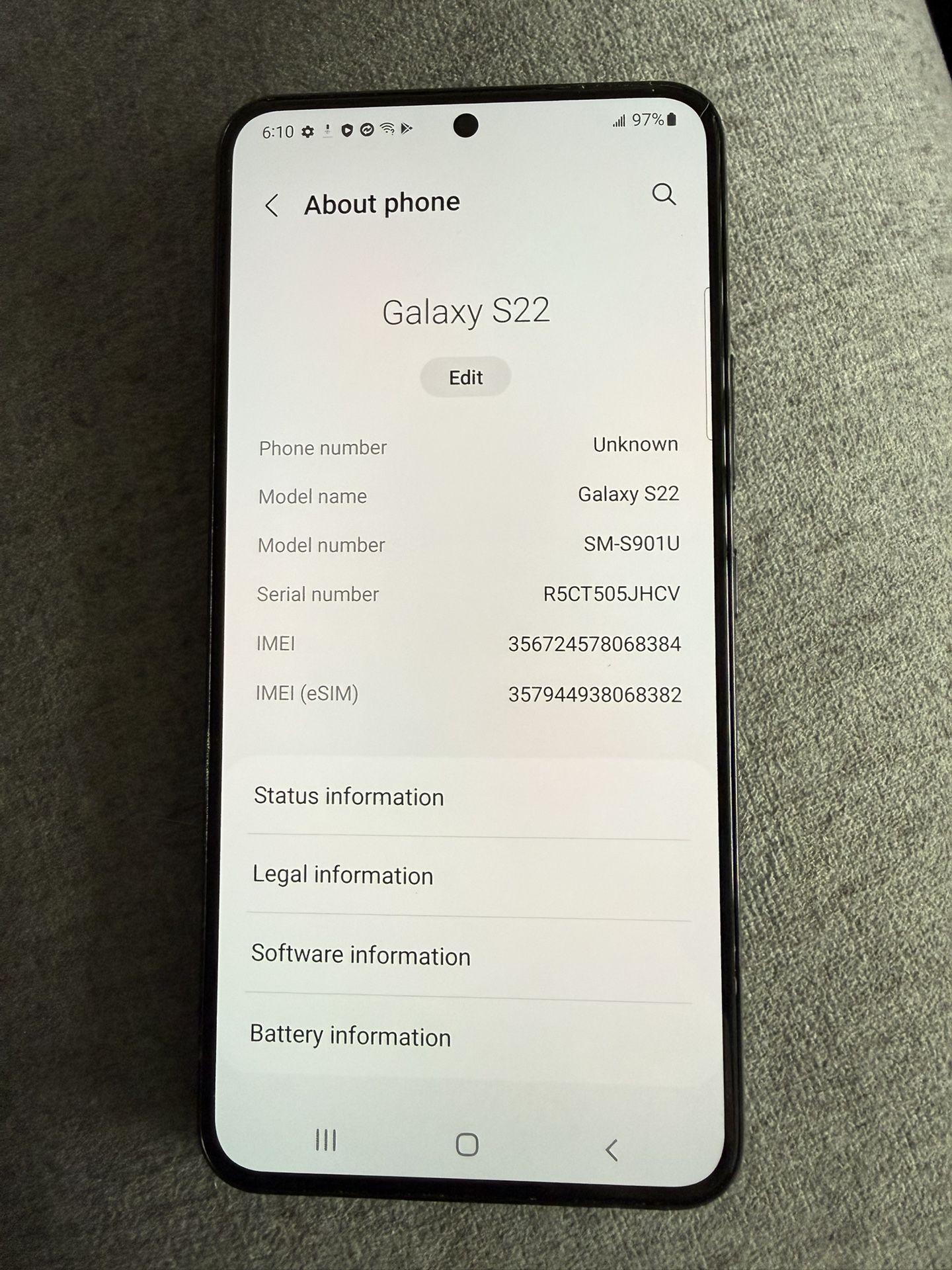 Samsung S22 Unlocked