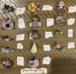 Authentic Real Disney Pins Mickey Mouse Minnie Mouse