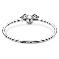 PANDORA Harry Potter "Golden Snitch" 925 Sterling Silver Charm Bracelet 