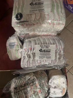 Diapers size 1 & 2