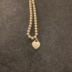 Return to Tiffany Heart Tag Beaded Bracelet 
