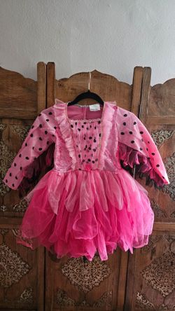 Girls Fairy Princess tulle dress /gown halloween costume dress up size 5-6