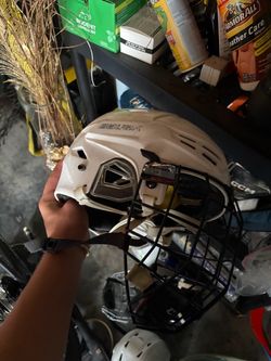 3 Bauer Hockey Helmet with Cage